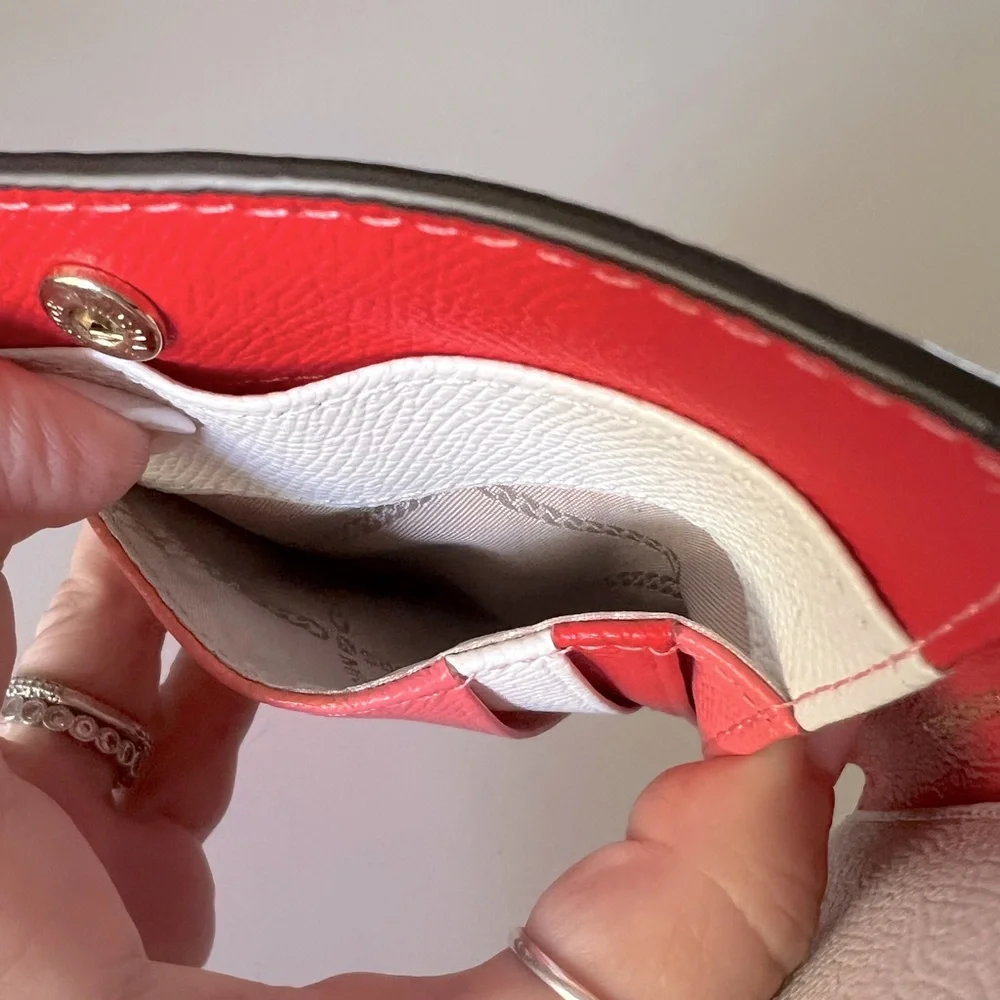 MICHAEL KORS Versatile Color Block Saffiano Leather Wallet With Card Holder - Picture 10 of 15